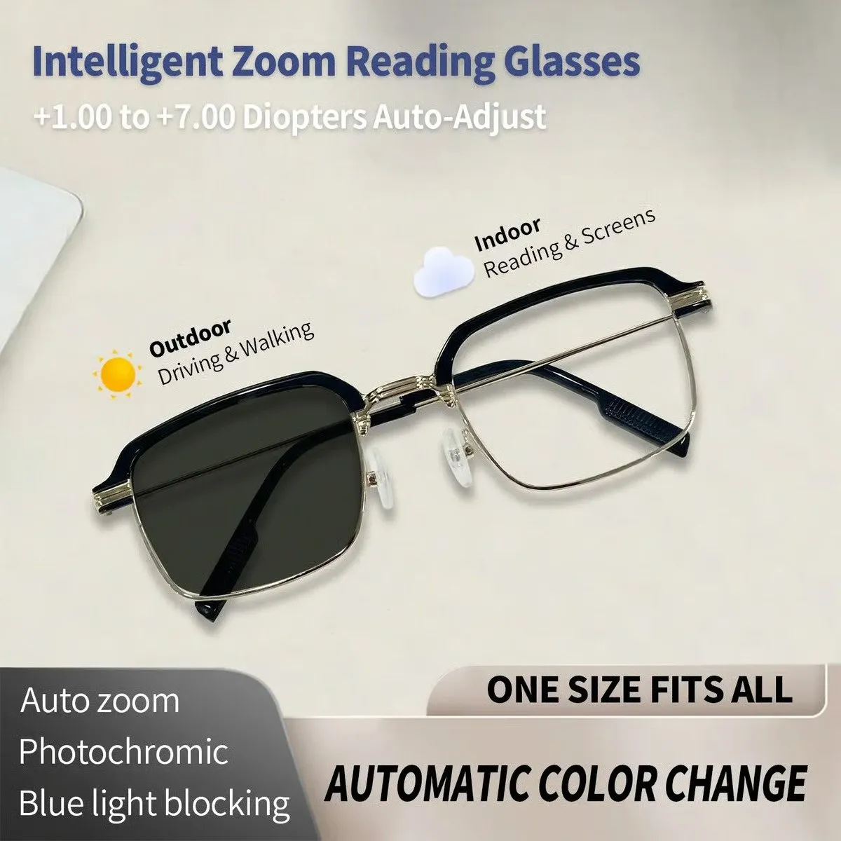 Photochromic lens demonstration